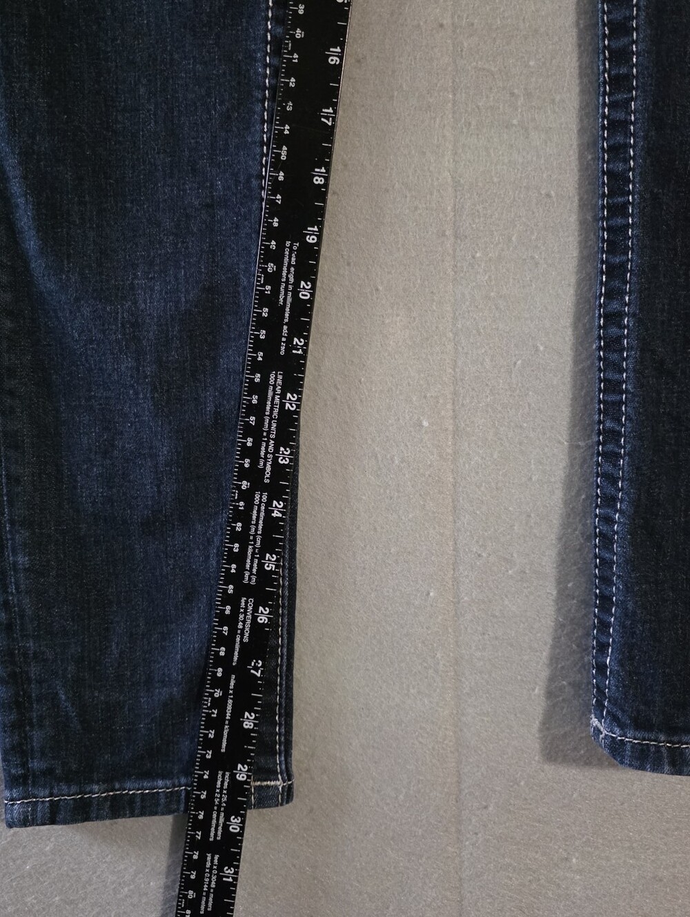 Miss Me Low Rise Floral Rhinestone Signature Skinny Jeans JP7085S2 Size 28 - Picture 5 of 10